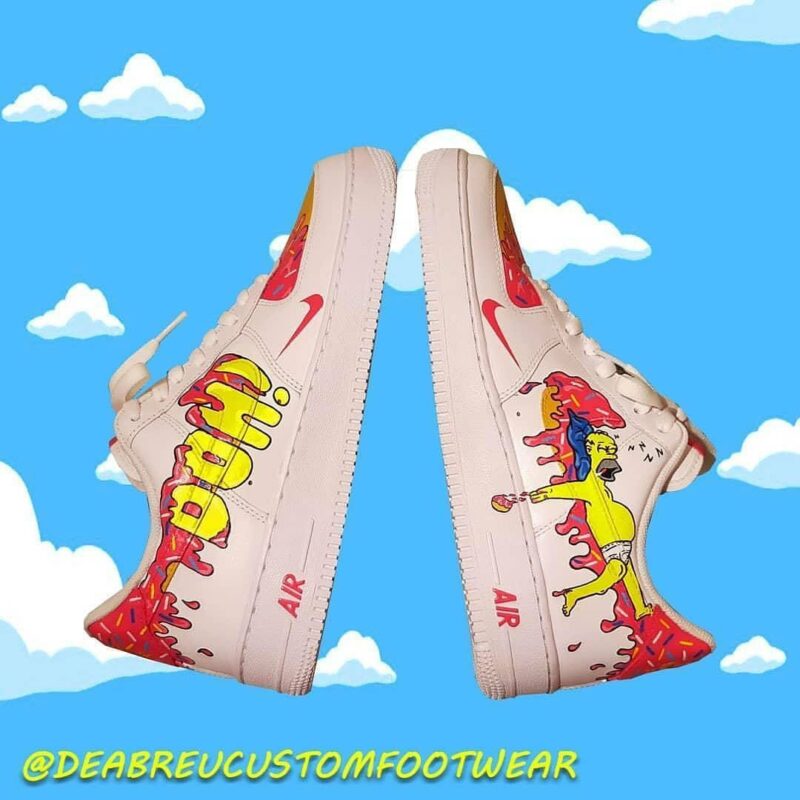 The Simpsons Air Force 1 Custom