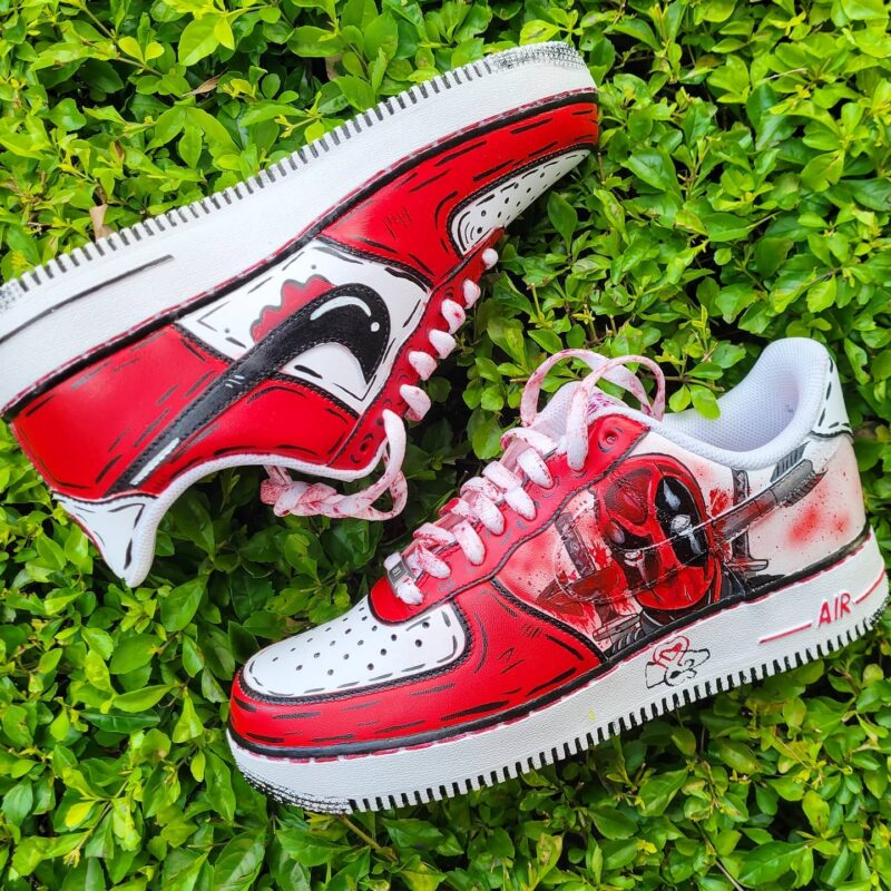 Deadpool Air Force 1 Custom