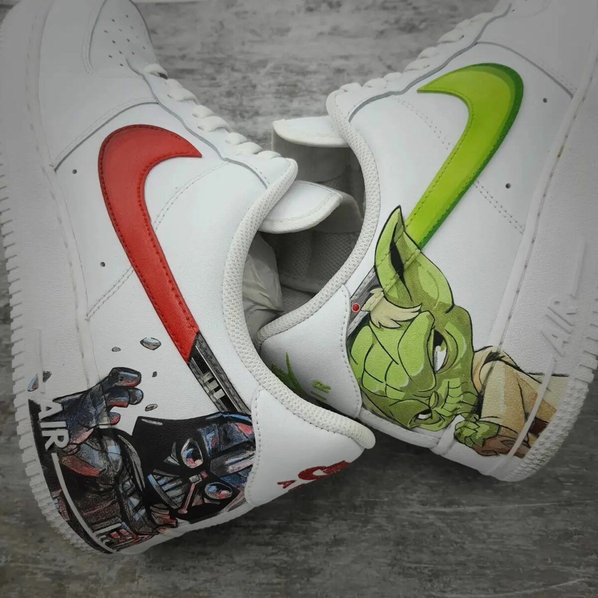 Darth Vader x Yoda Air Force 1 Custom