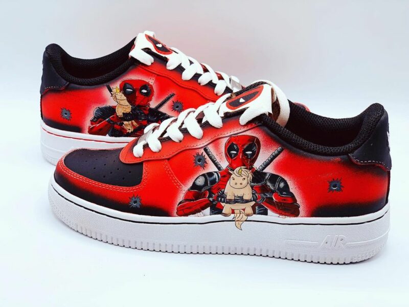 Deadpool Air Force 1 Custom