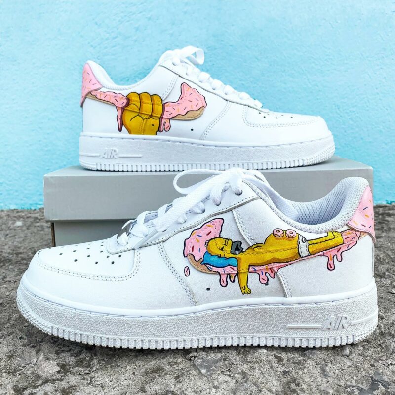 The Simpsons Air Force 1 Custom