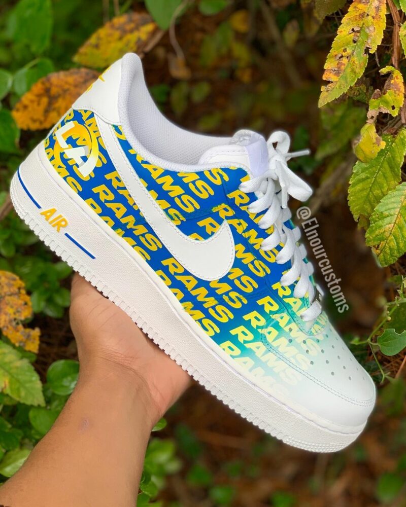 LA Rams Air Force 1 Custom