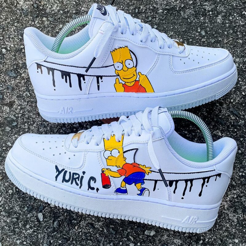 The Simpsons Air Force 1 Custom