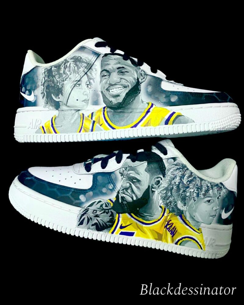 LeBron James Air Force 1 Custom