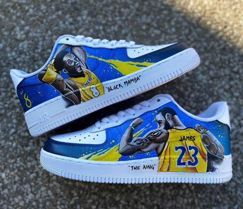 LeBron James x Kobe Bryant Air Force 1 Custom