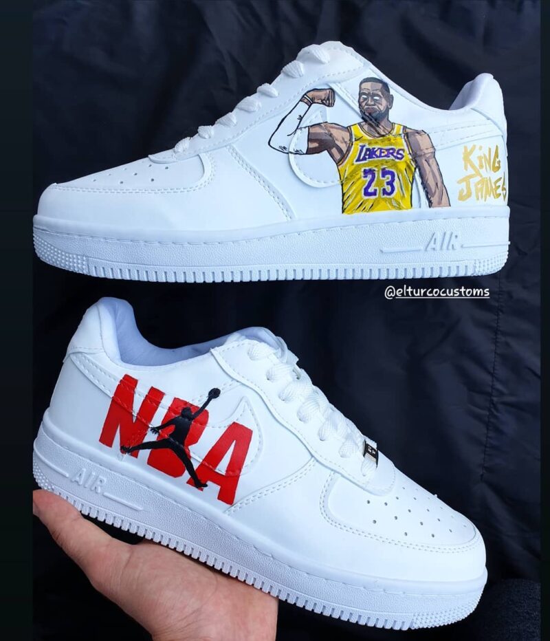 Lebron James Air Force 1 Custom