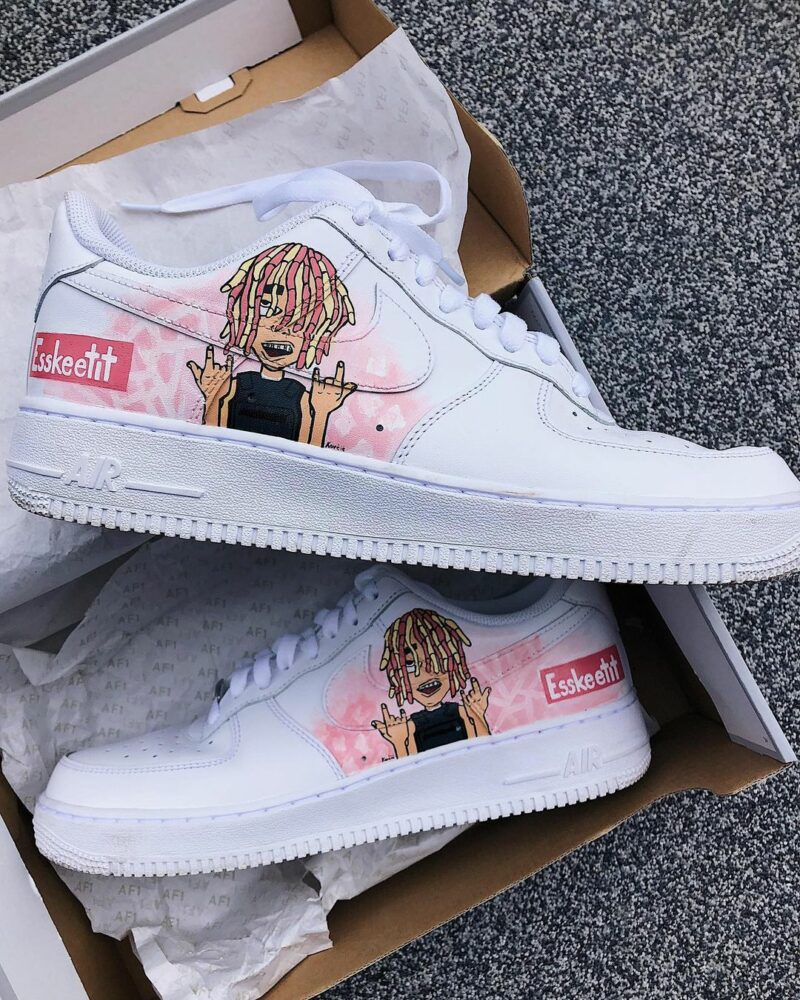 Lil Pump Air Force 1 Custom