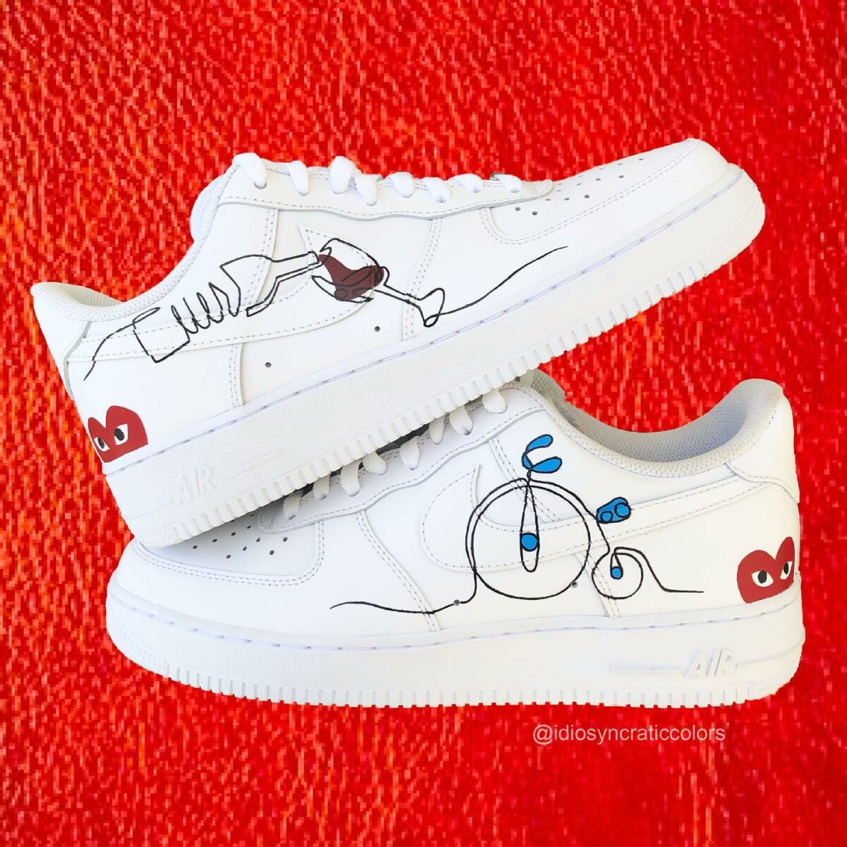 Line Drawings Air Force 1 Custom