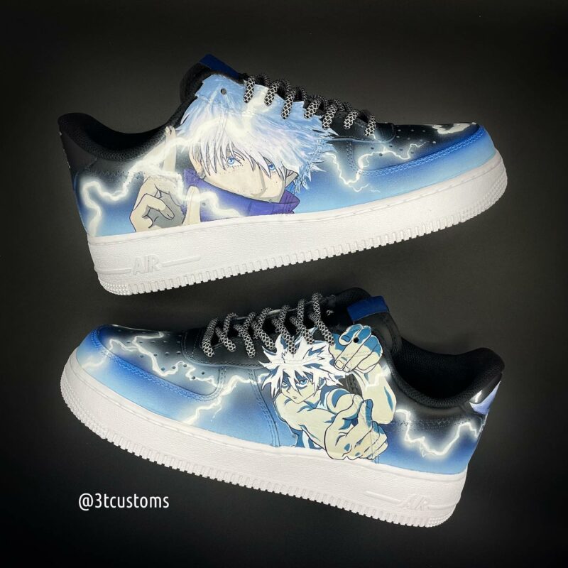 Killua x Gojo Air Force 1 Custom