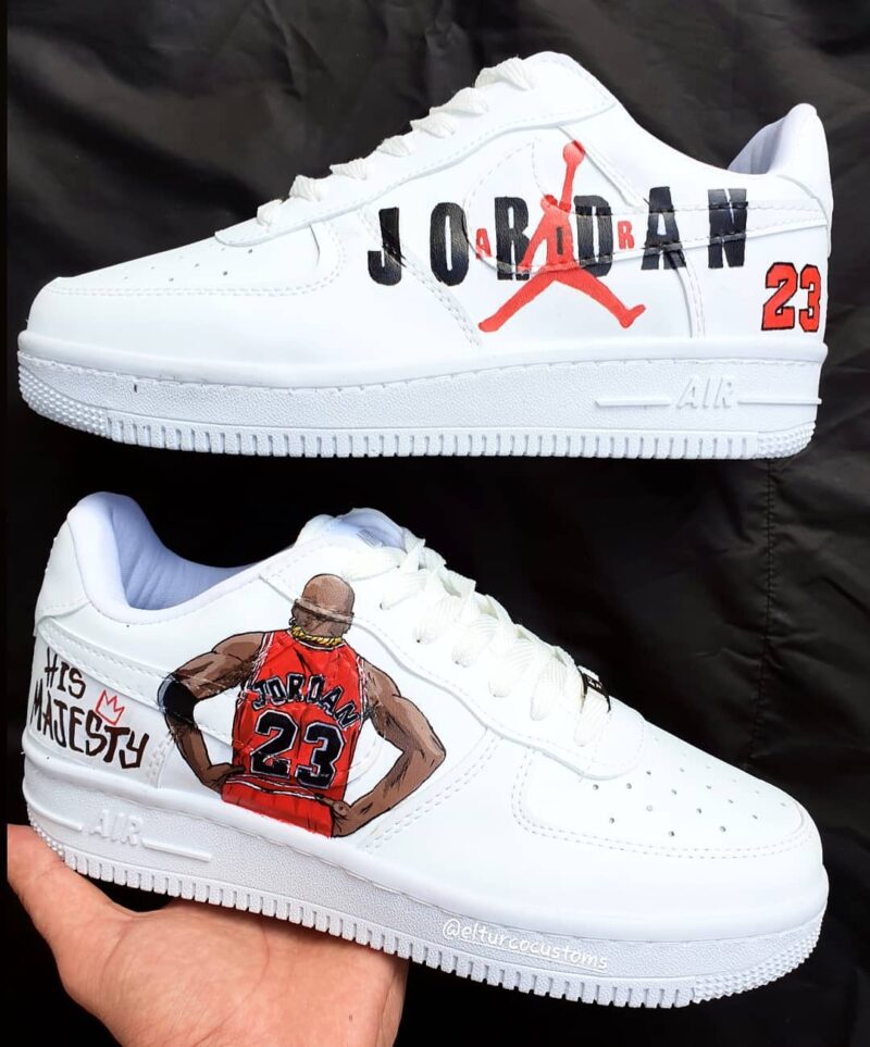 Michael Jordan Air Force 1 Custom