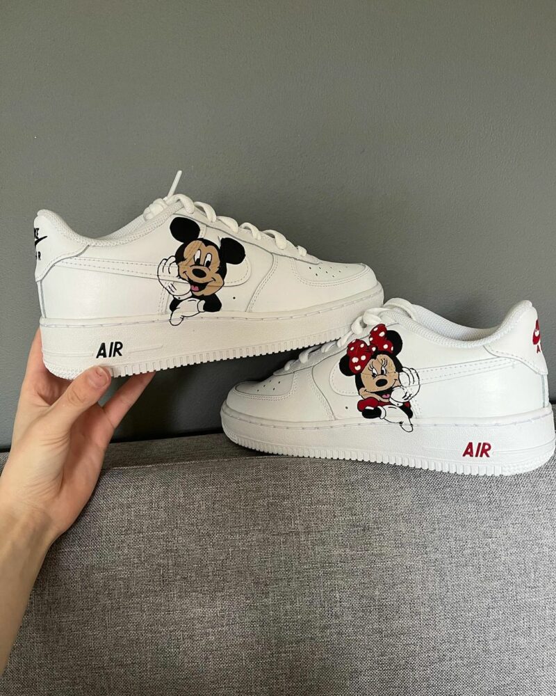 Mickey and Minnie Mouse Air Force 1 Custom