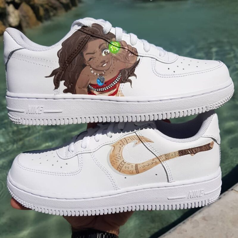 Moana Air Force 1 Custom