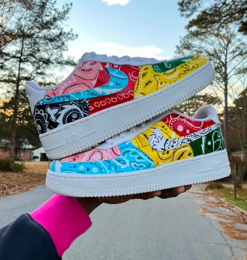 Multi bandanna Air Force 1 Custom