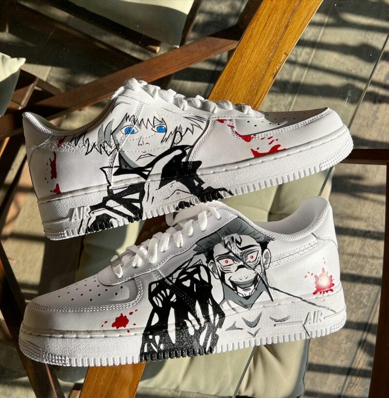 Naruto Shippuden x Jujutsu Kaisen Air Force 1 Custom