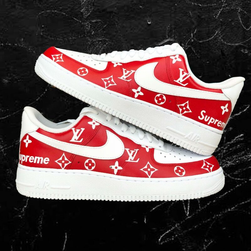 Supreme LV Air Force 1 Custom