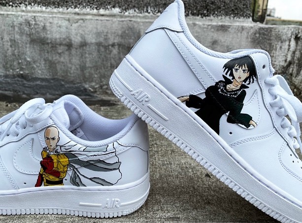 One Punch Man Air Force 1 Custom