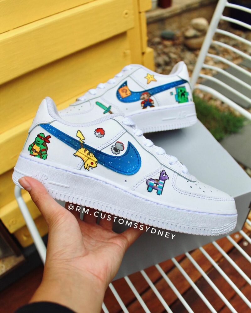 Pixel Air Force 1 Custom