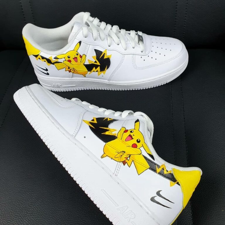 Pokemon - Pikachu Air Force 1 Custom, Custom Shoes, Gift For Her ...