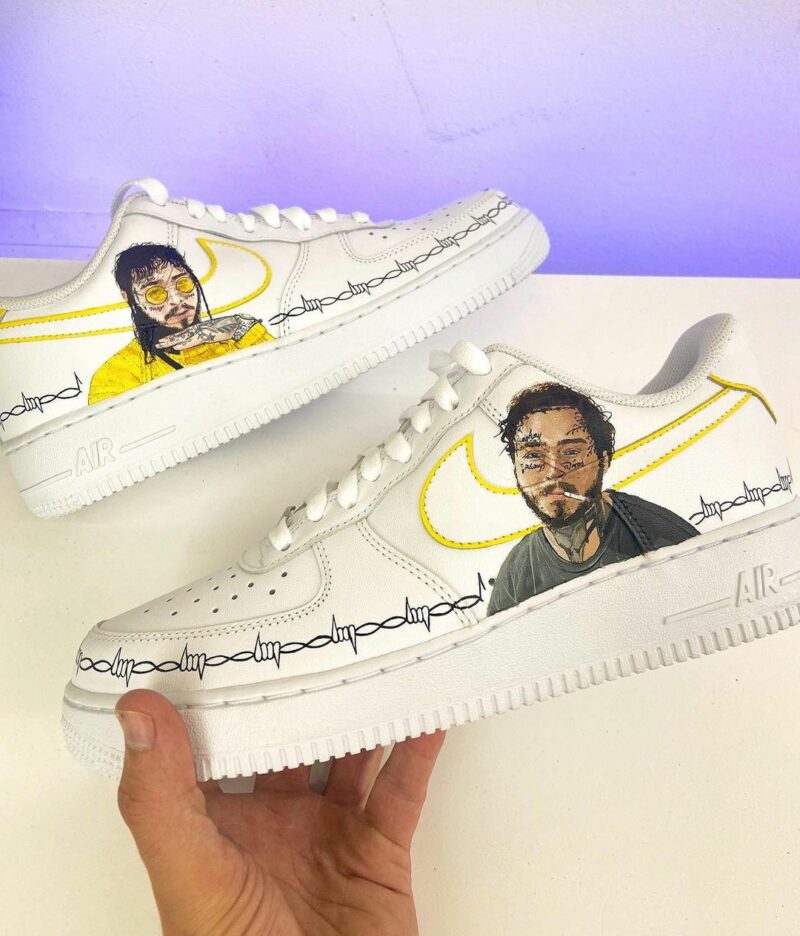 Post Malone Air Force 1 Custom