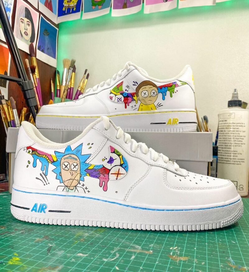 Rick and Morty Air Force 1 Custom