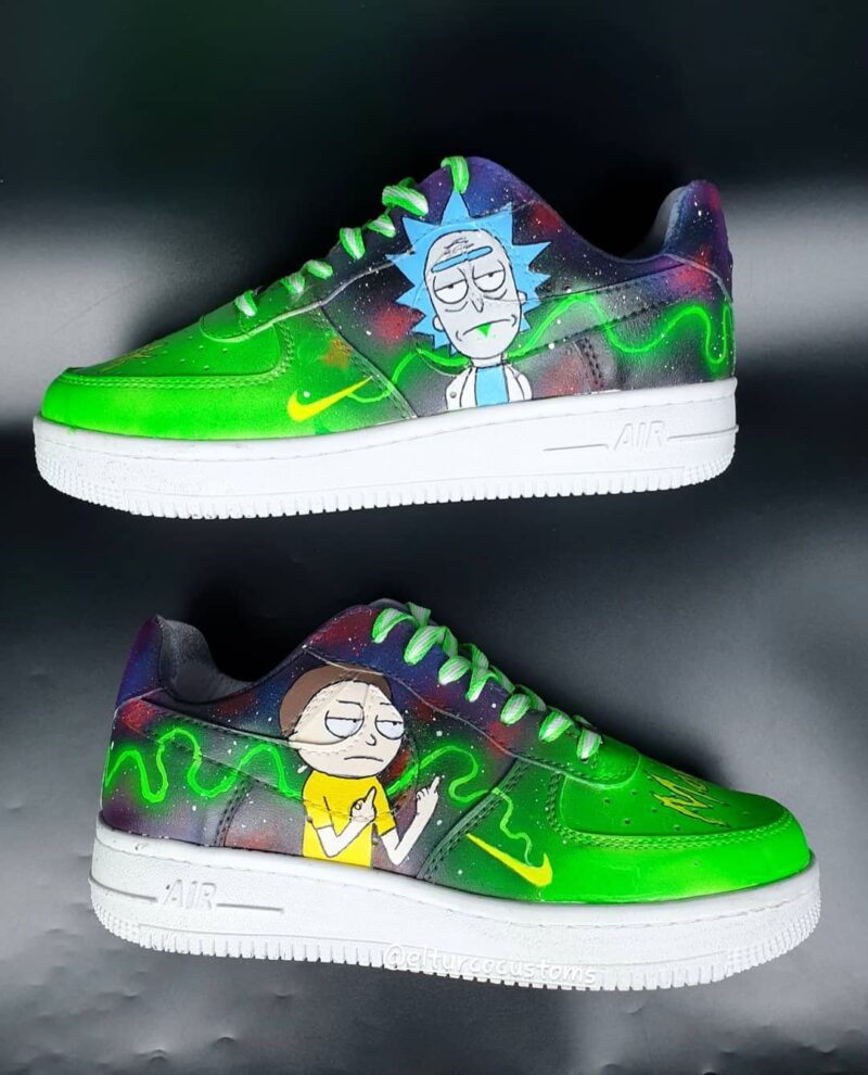 Rick and Morty Air Force 1 Custom