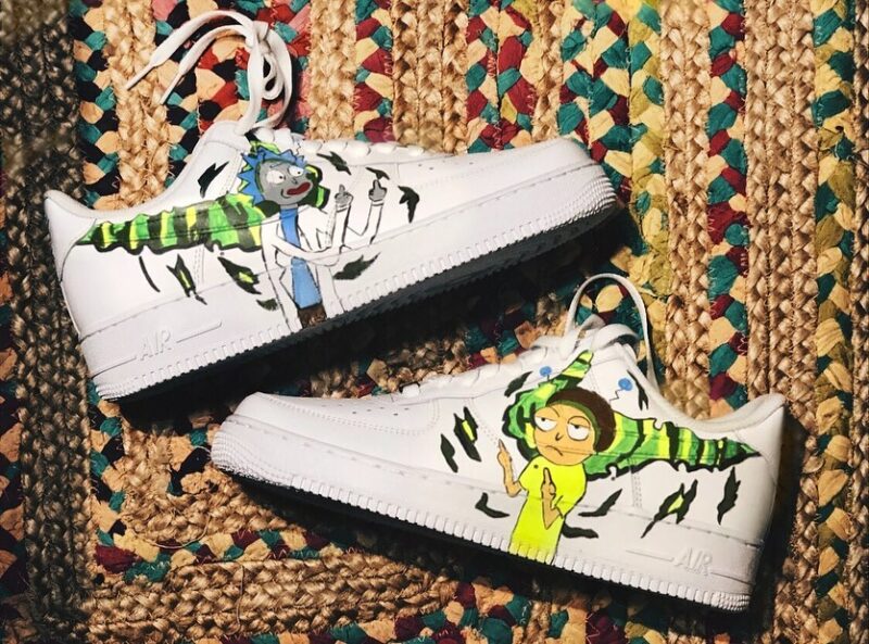 Rick and Morty Air Force 1 Custom