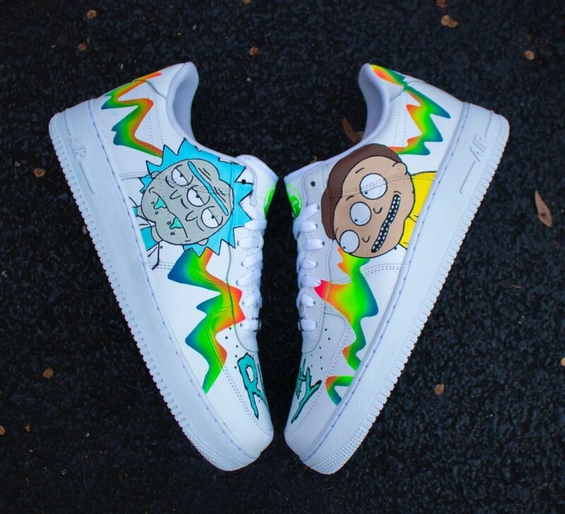 Rick and Morty Air Force 1 Custom