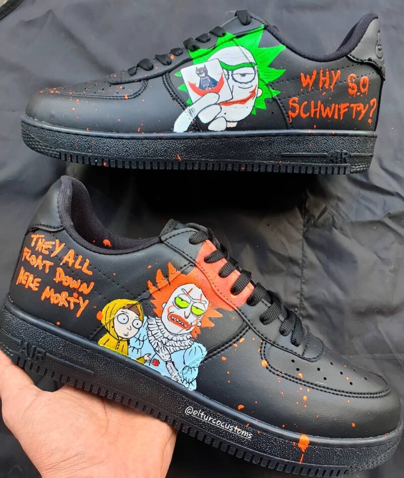 Rick and Morty Air Force 1 Custom