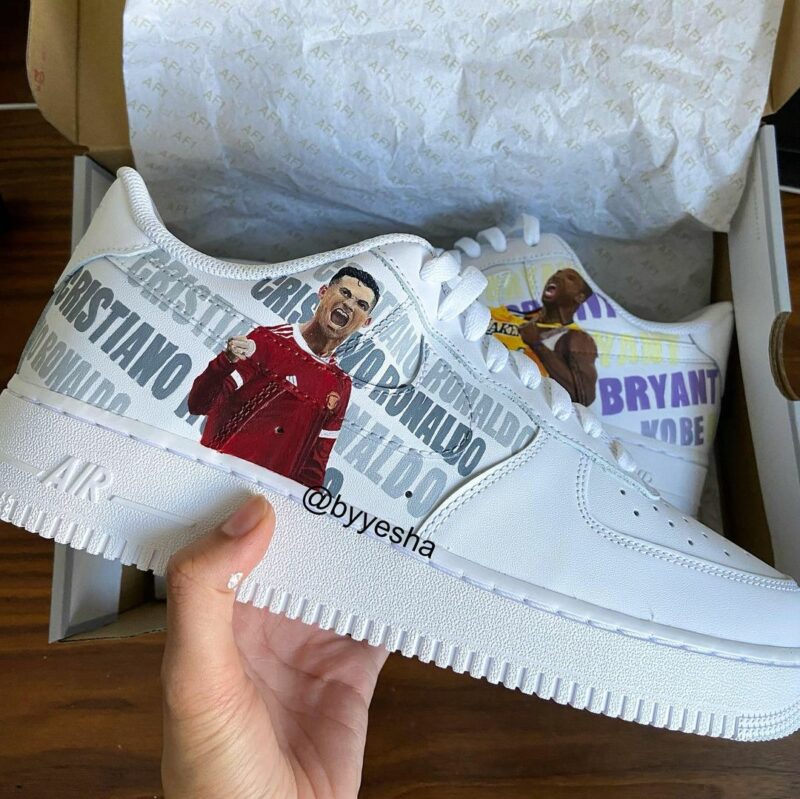 Ronaldo x Kobe Air Force 1 Custom