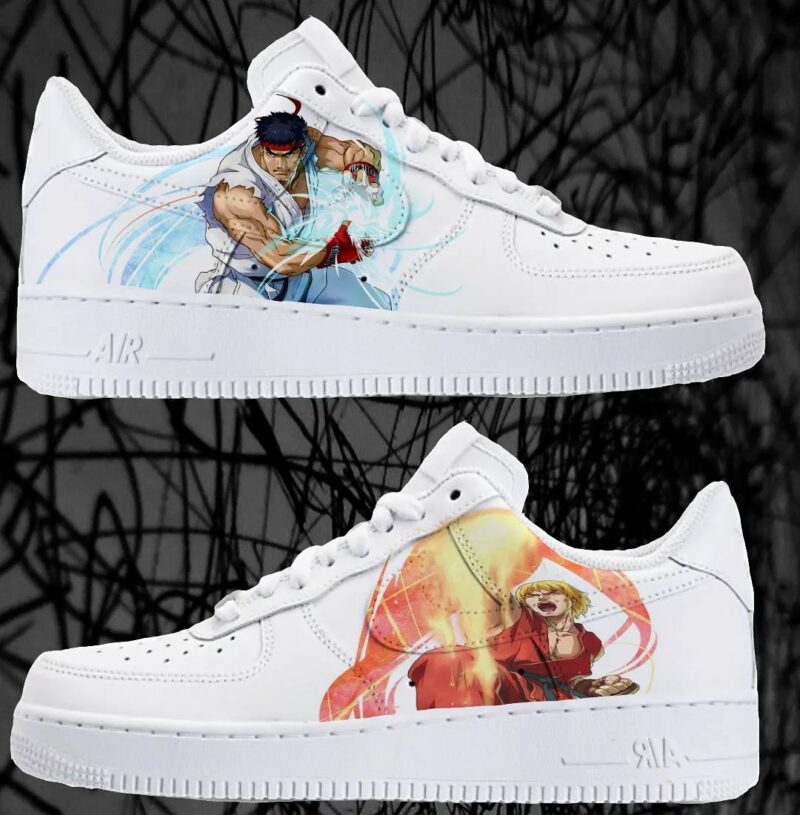 Ryu x Ken Air Force 1 Custom