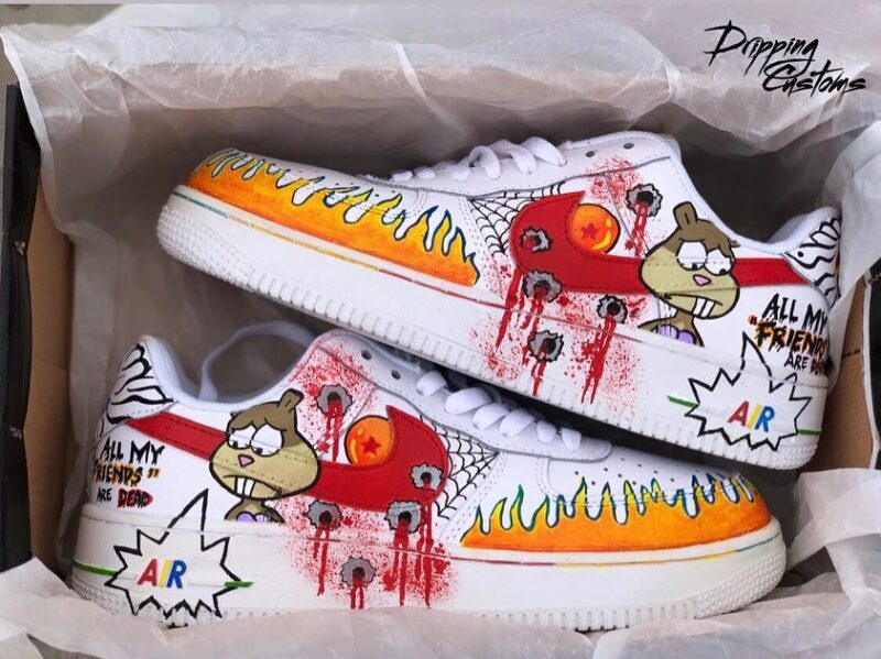 Sandy Cheeks Air Force 1 Custom