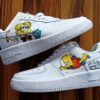 Simpsons x SpongeBob Air Force 1 Custom