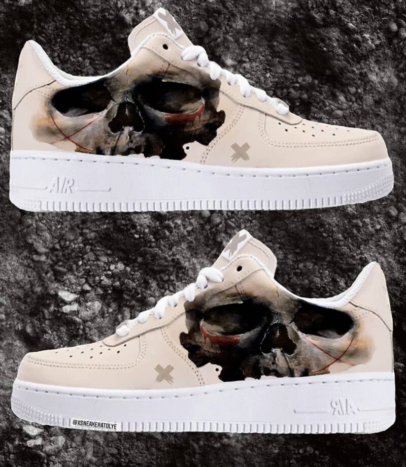 Skull Air Force 1 Custom