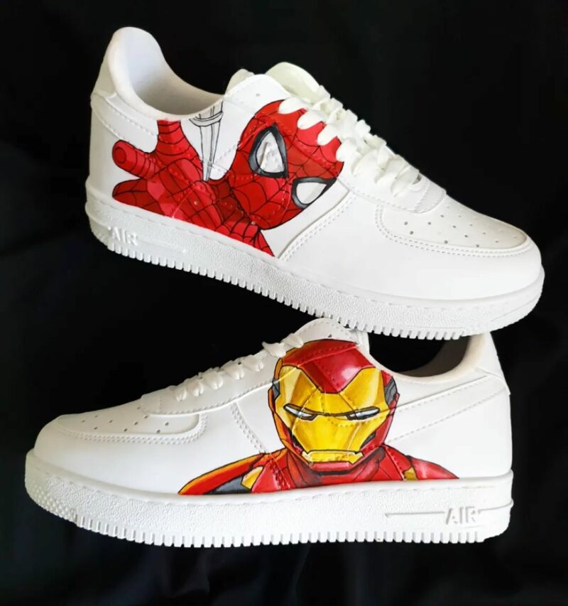 Spider-Man x Iron Man Air Force 1 Custom