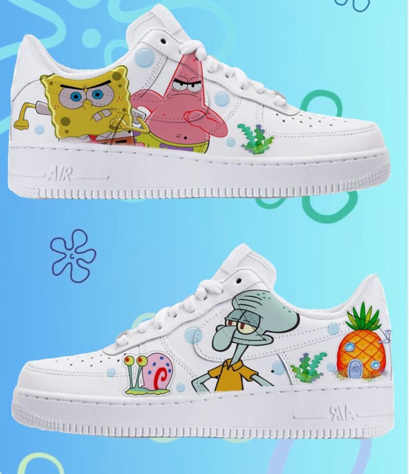 SpongeBob SquarePants Air Force 1 Custom