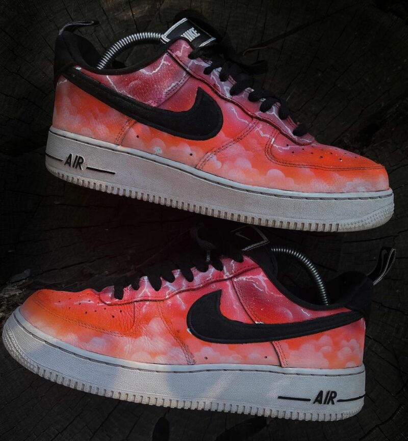 Sunset Storm Air Force 1 Custom