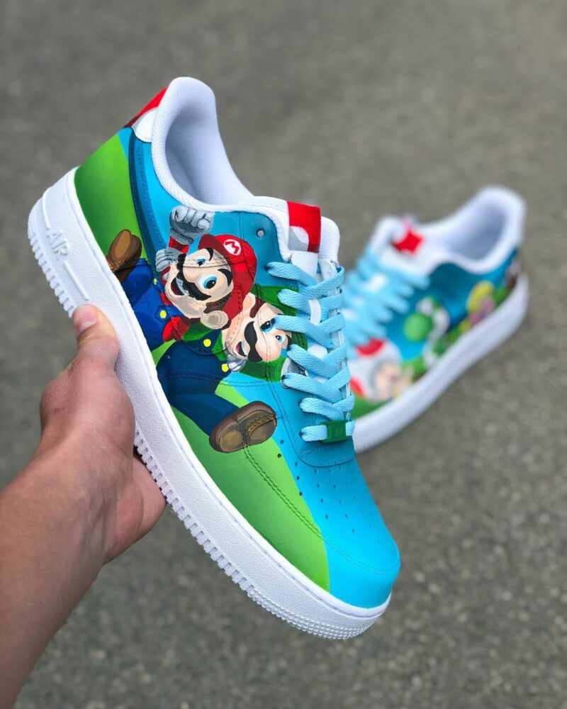 Super Mario Air Force 1 Custom