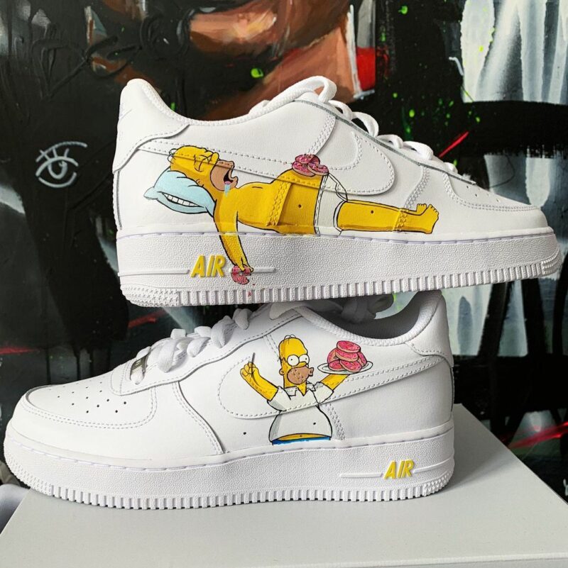 The Simpsons Air Force 1 Custom