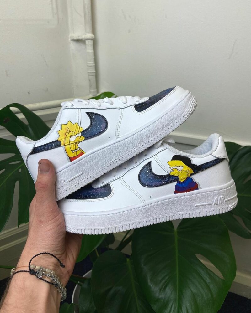 The Simpsons Air Force 1 Custom