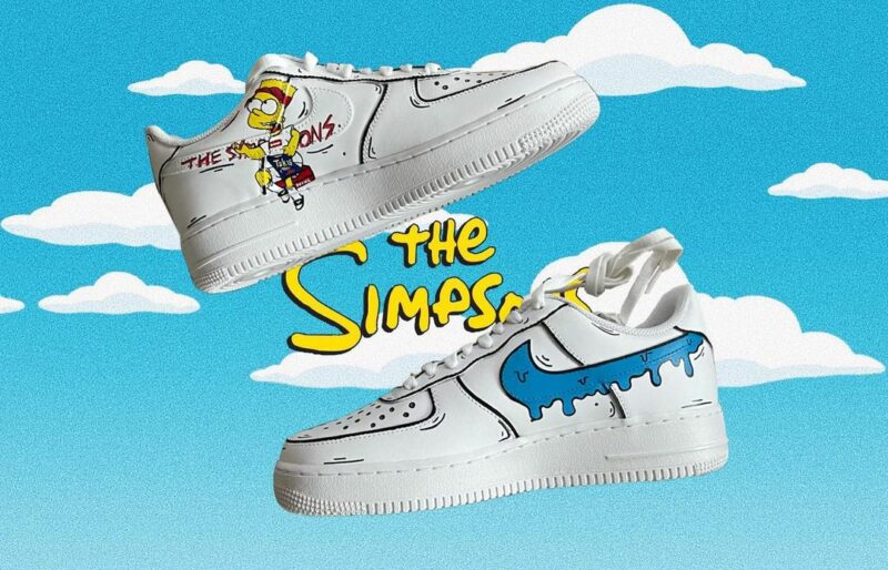 The Simpsons Air Force 1 Custom