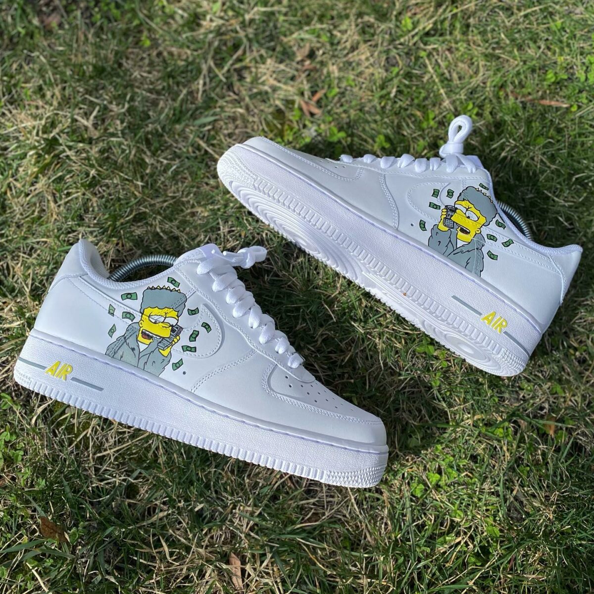 The Simpsons Air Force 1 Custom