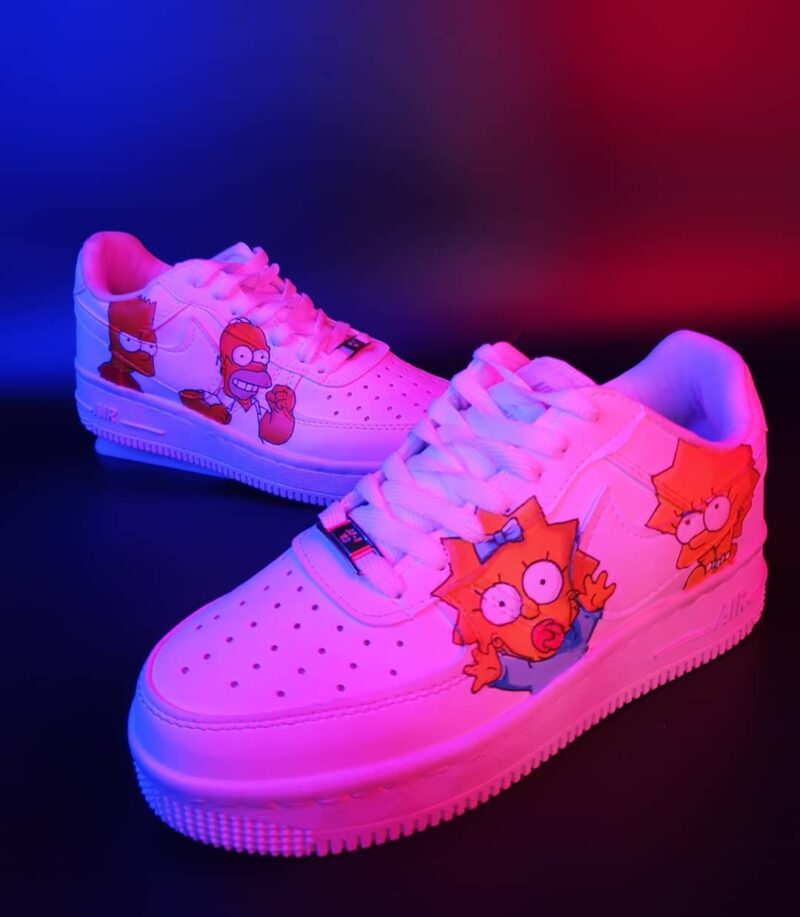 The Simpsons Air Force 1 Custom