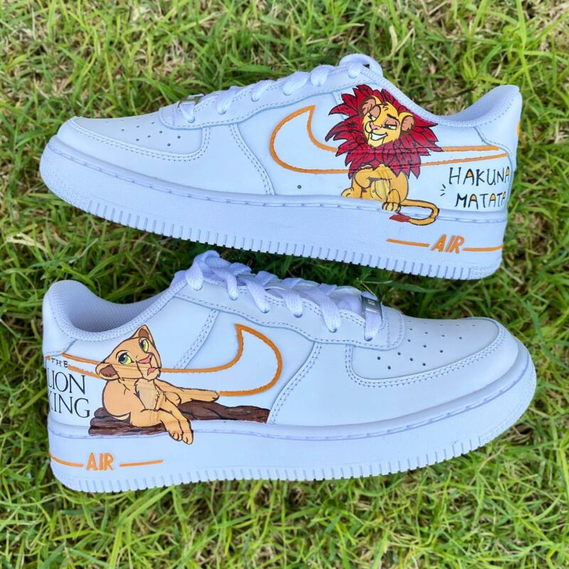 Simba x Nala Air Force 1 Custom