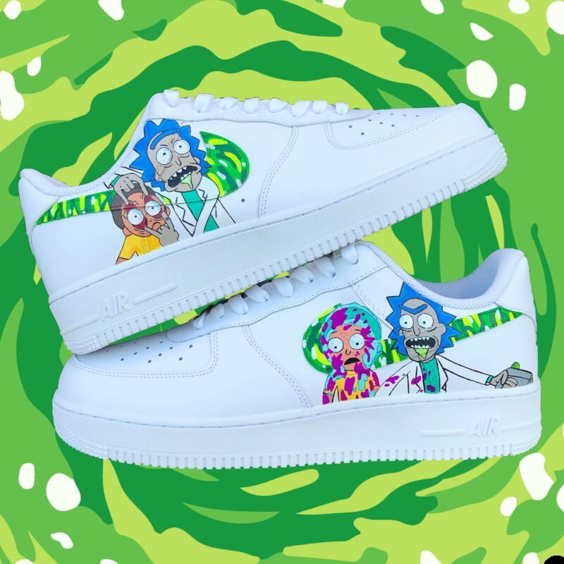 Rick and Morty Air Force 1 Custom