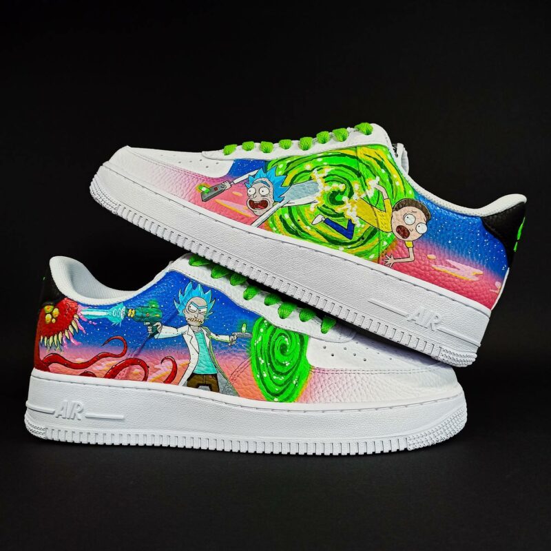 Rick and Morty Air Force 1 Custom