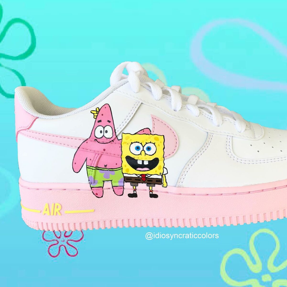 SpongeBob SquarePants Air Force 1 Custom