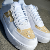 Fashion Luxury Custom LV AF1 Wheat Sneaker