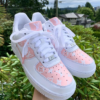 Fashion Luxury Custom LV AF1 Pink Sneaker