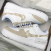 Fashion Luxury Custom LV AF1 Ivory Shadow Sneaker