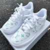 Fashion Luxury Custom LV AF1 Green/Red Sneaker